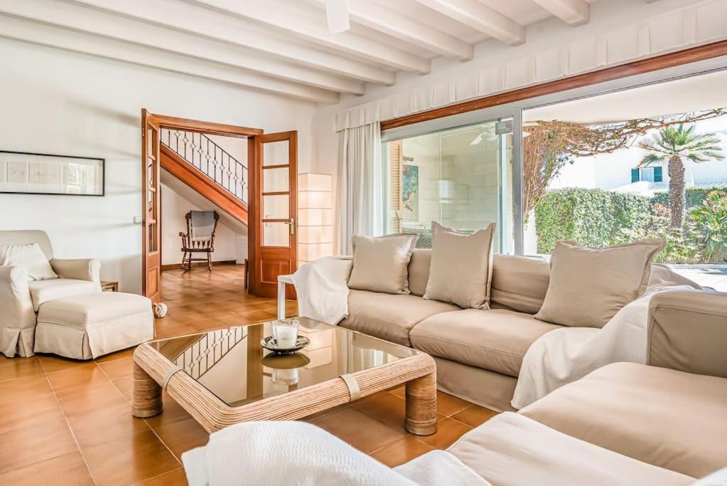 La Calma Espectacular Villa Con Jardin Y Piscina En Menorca С'Альгар Экстерьер фото