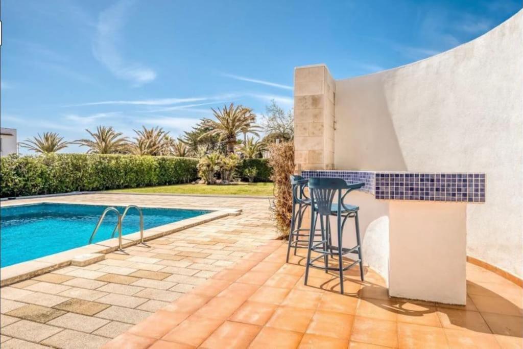 La Calma Espectacular Villa Con Jardin Y Piscina En Menorca С'Альгар Экстерьер фото