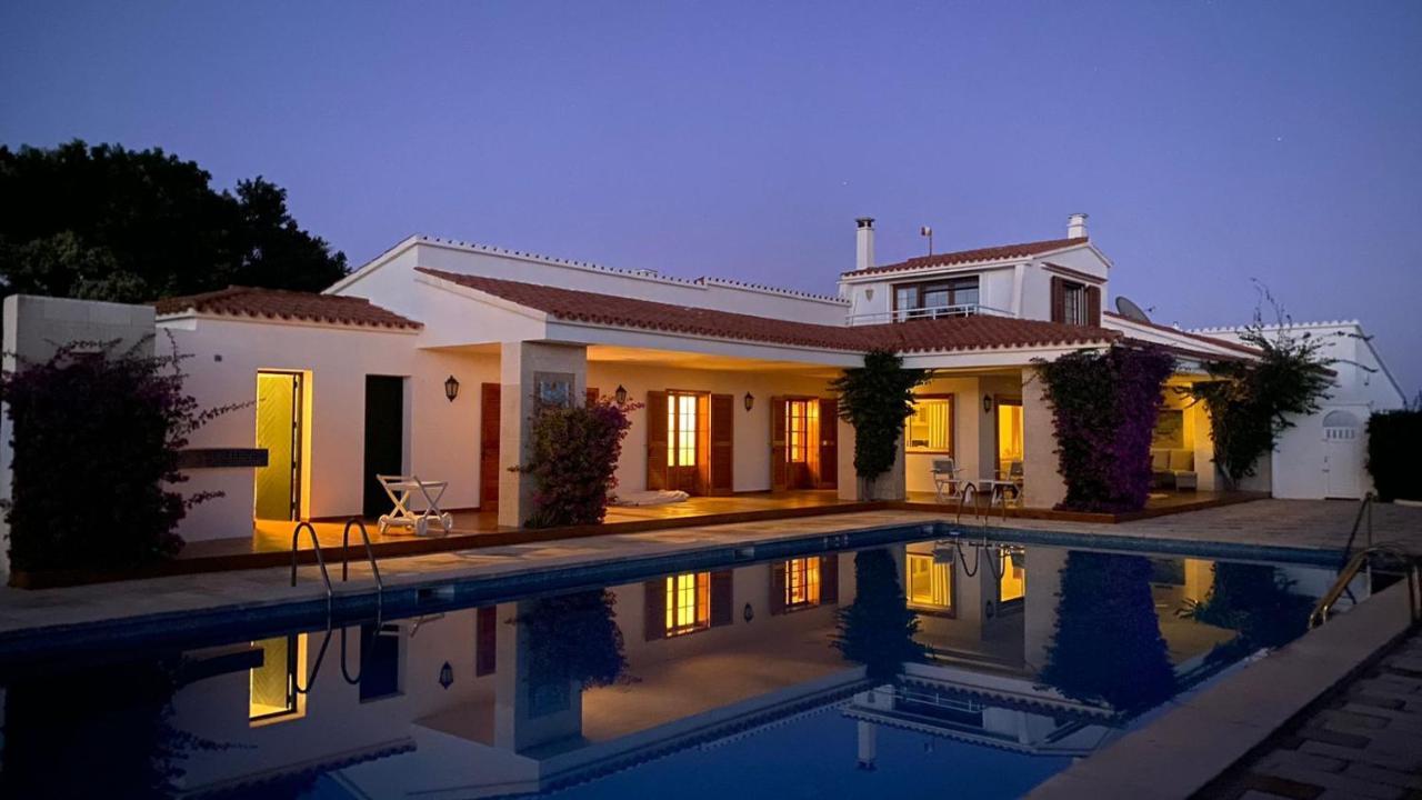 La Calma Espectacular Villa Con Jardin Y Piscina En Menorca С'Альгар Экстерьер фото