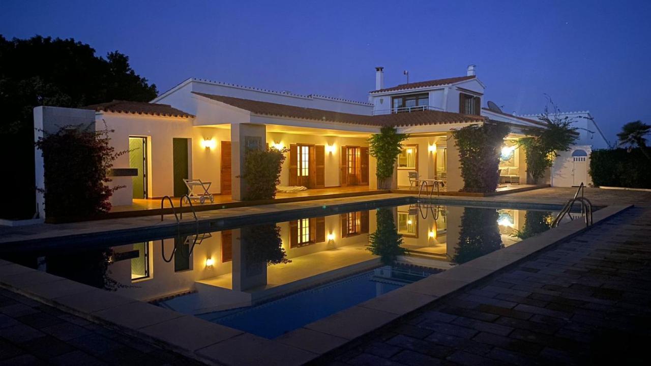La Calma Espectacular Villa Con Jardin Y Piscina En Menorca С'Альгар Экстерьер фото